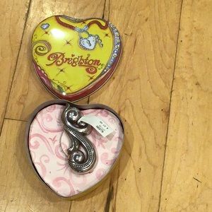 NWT Brighton pin in original heart shaped tin